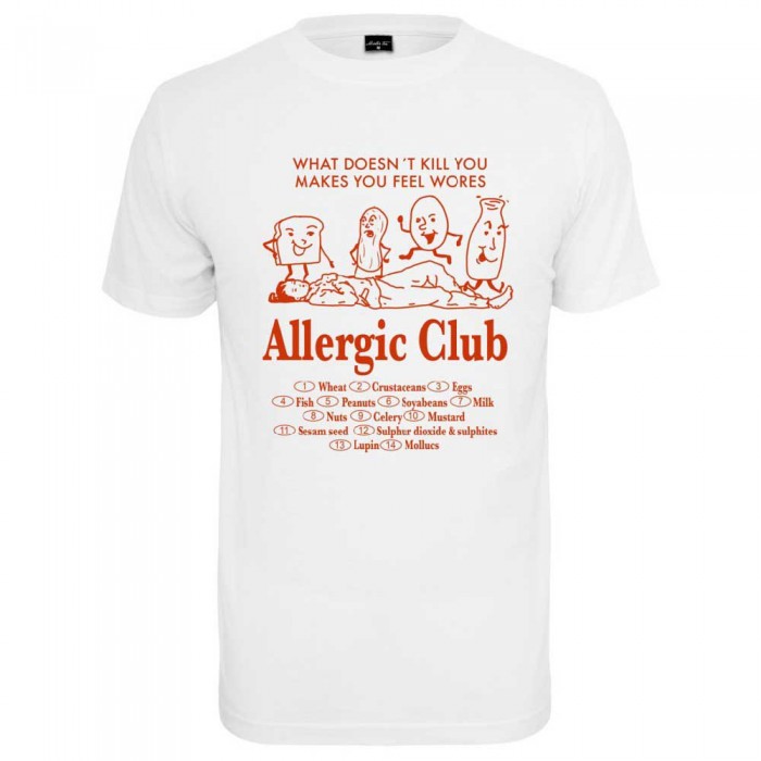 [해외]MISTER TEE 올ergic Club 반팔 티셔츠 138950797 White