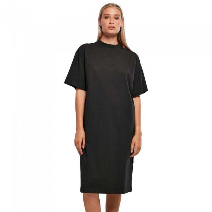 [해외]URBAN CLASSICS 반팔 짧은 드레스 Organic Oversized 138725592 Black