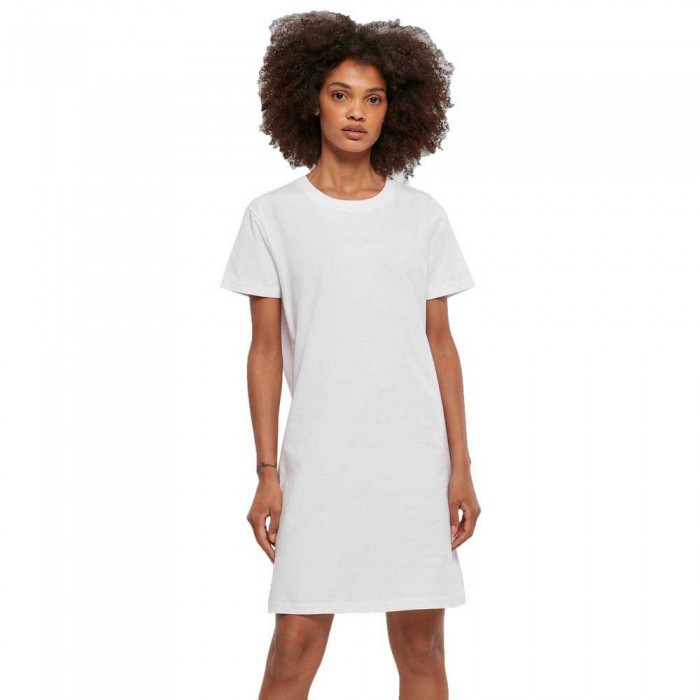 [해외]URBAN CLASSICS 반팔 짧은 드레스 Recycled Cotton Boxy 138725637 White