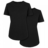 [해외]BUILD YOUR BRAND Fit 반팔 티셔츠 2 단위 138933310 Black / Black