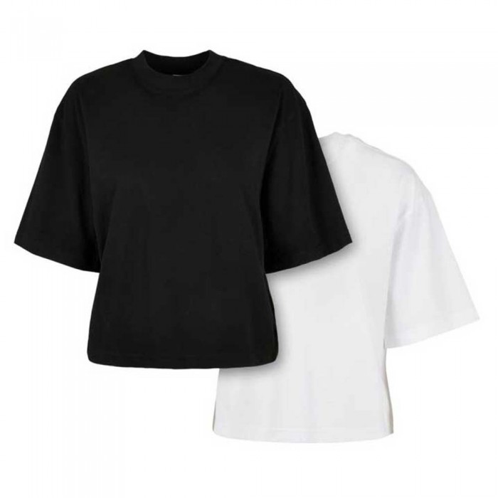 [해외]URBAN CLASSICS Organic Oversized 반팔 티셔츠 2 단위 138933418 White / Black