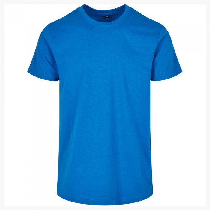 [해외]BUILD YOUR BRAND 반팔 라운드넥 티셔츠 Basic 138936972 Cobalt Blue