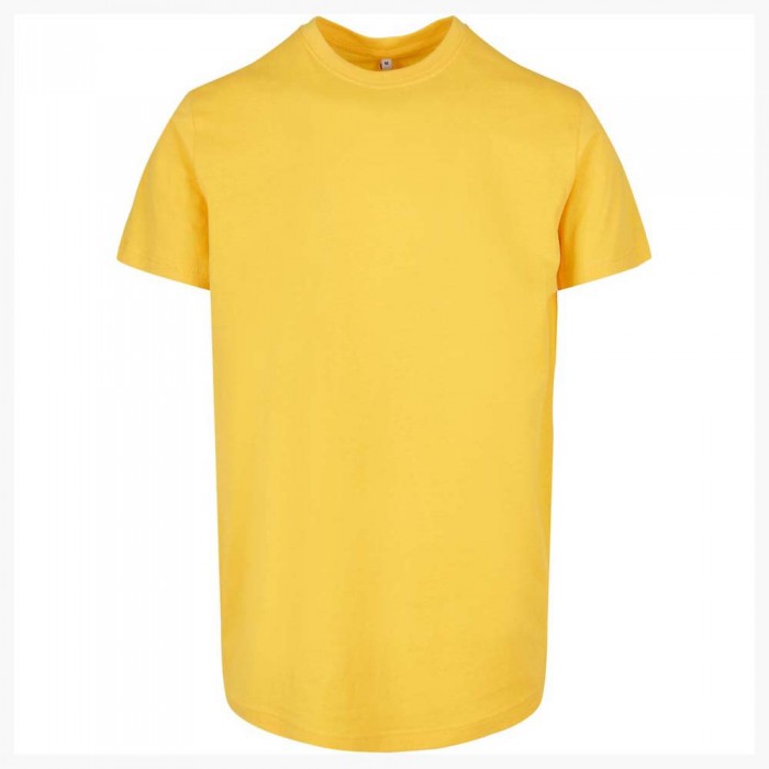[해외]BUILD YOUR BRAND 반팔 라운드넥 티셔츠 Basic 138936977 Taxi Yellow