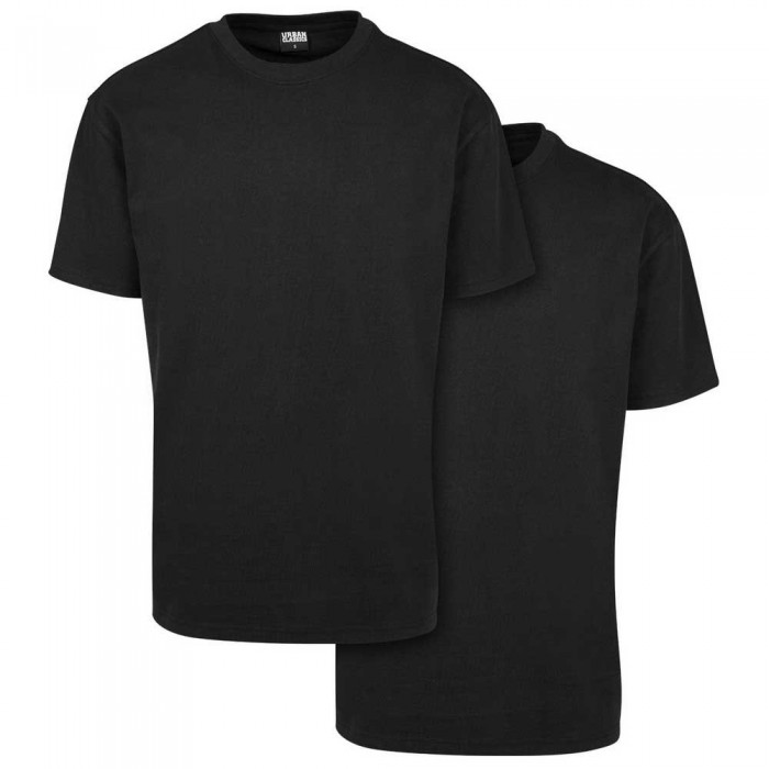 [해외]URBAN CLASSICS 헤비 Oversized 반팔 티셔츠 2 단위 138937290 Black / Black