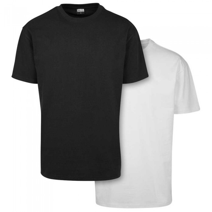 [해외]URBAN CLASSICS 헤비 Oversized 반팔 티셔츠 2 단위 138937291 Black / White