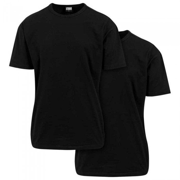 [해외]URBAN CLASSICS Oversized 반팔 티셔츠 2 단위 138937323 Black / Black