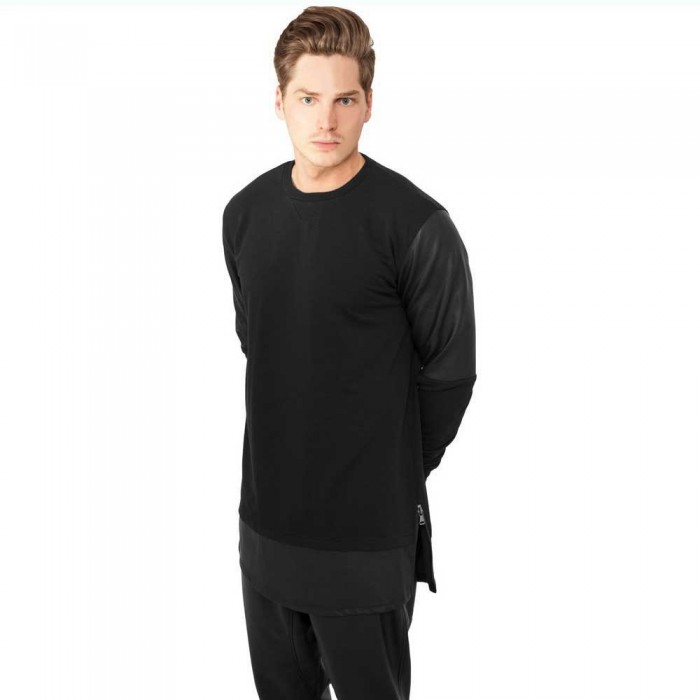 [해외]URBAN CLASSICS 스웨트 셔츠 Synthetic 138944122 Black / Black