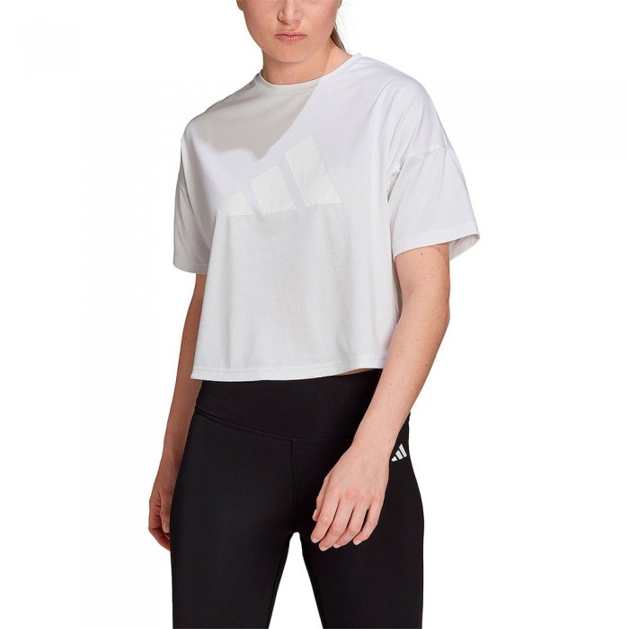 [해외]아디다스 Icons 3 Bar 로고 반팔 티셔츠 7138970274 White