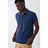 [해외]SALSA JEANS Premium Wash 반팔 폴로 셔츠 139009234 Blue