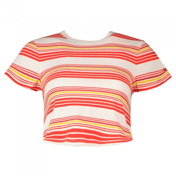 [해외]슈퍼드라이 Vintage Crop 티셔츠 138902984 White / Red Stripe