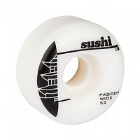 [해외]SUSHI 스케이트보드 바퀴 Pagoda 와이드 4 단위 14138846007 White