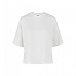 [해외]PIECES Chilli 썸머 2/4 Loose 반팔 티셔츠 139012212 Bright White