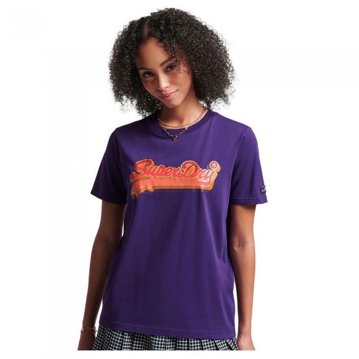 [해외]슈퍼드라이 Vintage Vl Seasonal 티셔츠 138903193 Vivid Purple