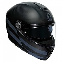 [해외]AGV Sportmodular Multi MPLK Modular Helmet 9138357552 Dark Refractive Carbon / Black