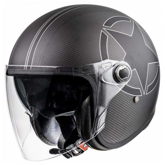 [해외]프리미어  헬멧 Vangarde Star Carbon BM 오픈 페이스 헬멧 9138713061 Black / Carbon