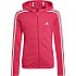 [해외]아디다스 Essentials 3 Stripes 풀지퍼 스웨트셔츠 15138969534 Pink