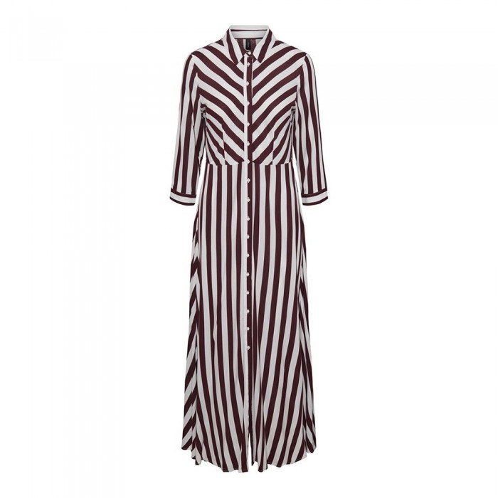 [해외]YAS 드레스 Savanna 139012278 Winetasting / Stripes White