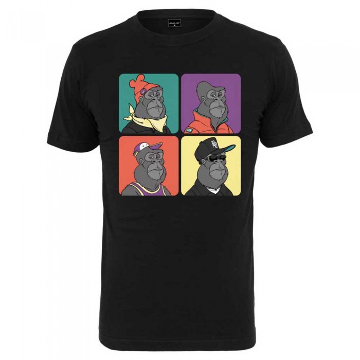 [해외]MISTER TEE Bored Gorilla Multi 반팔 티셔츠 138937130 Black