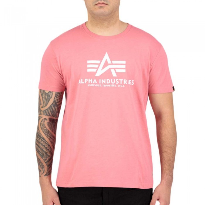 [해외]알파 인더스트리 Basic 반팔 티셔츠 138947080 Coral Red