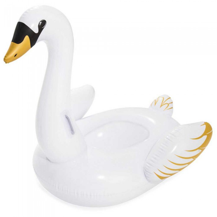 [해외]BESTWAY Swan Pool Air Mattres 6138995529 White / Golden