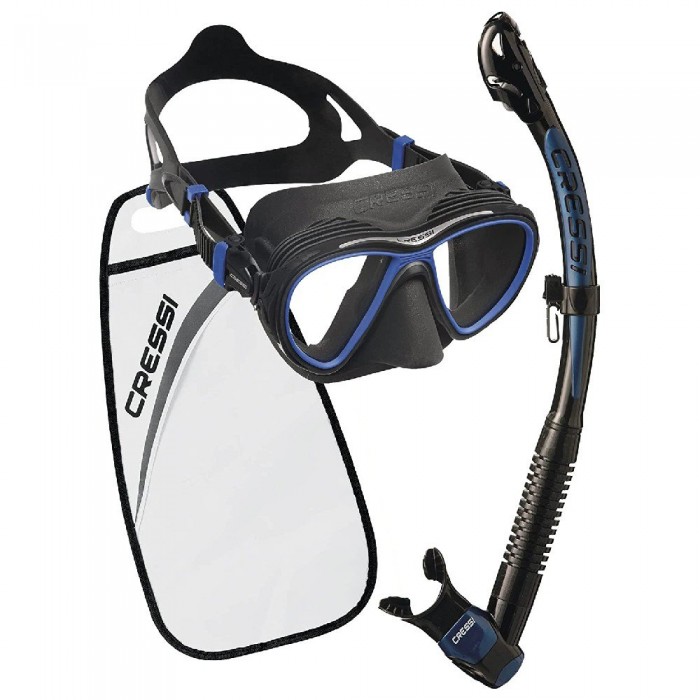 [해외]크레시 Quantum Itaca Ultra Dry Snorkeling Mask Kit 10138836477 Dark / Blue