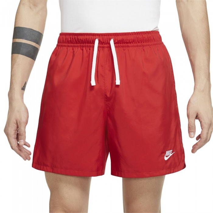 [해외]나이키 Sportswear Sport Essentials Woven 라인d Flow 반바지 138570215 University Red / White