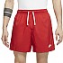 [해외]나이키 Sportswear Sport Essentials Woven Lined Flow 반바지 138570215 University Red / White