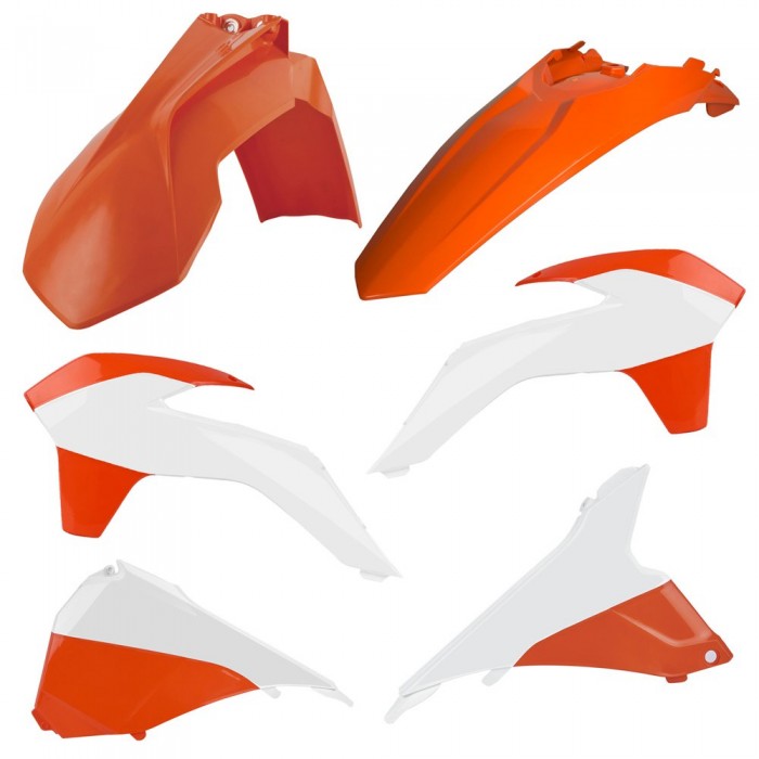 [해외]CEMOTO KTM SX/SX-F/XC/XC-F 13-15 91226 오토바이 플라스틱 키트 9138938728 Orange / White