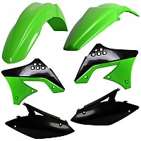 [해외]CEMOTO MX Kawasaki KX250F 09-12 91252 오토바이 플라스틱 키트 9138938773 Green / Black