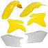 [해외]CEMOTO MX Suzuki RMZ450 05-06 91273 오토바이 플라스틱 키트 9138938805 Yellow / White