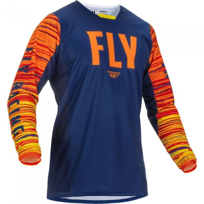 [해외]FLY RACING 티셔츠 Kinetic Wave 1138501255 Navy / Orange