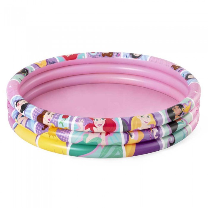 [해외]BESTWAY Disney Princess 122x25 cm 2 Rings Round Inflatable Pool 6138995393 Pink