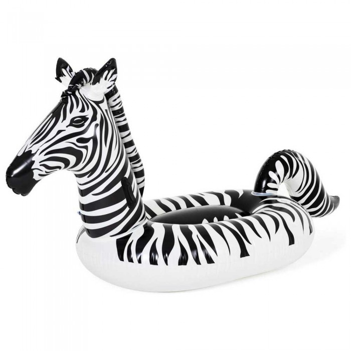 [해외]BESTWAY Zebra Pool Air Mattres 6138995549 White / Black