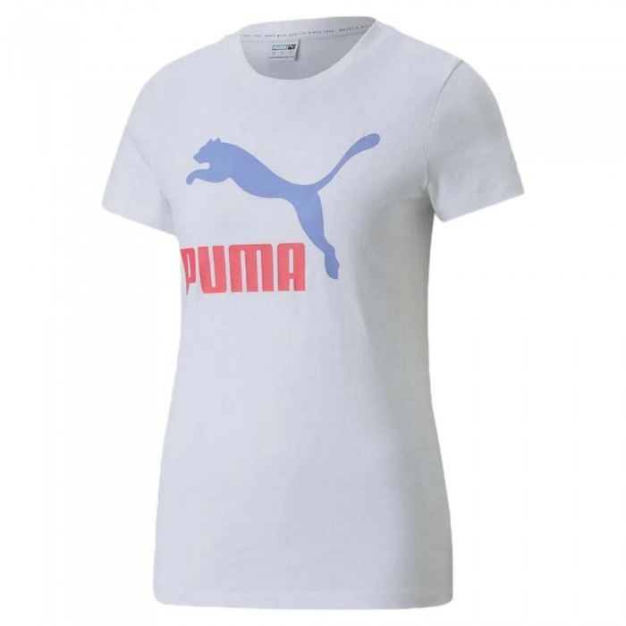 [해외]푸마 SELECT Classics 로고 티셔츠 139004740 Puma White / Lavender Pop