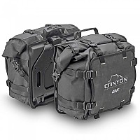 [해외]기비 사이드 새들백 GRT720 Canyon 25+25L 9138044174 Black