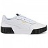 [해외]푸마 Carina 2.0 운동화 139002132 Puma White / Puma White / Puma Team Gold / Puma Black