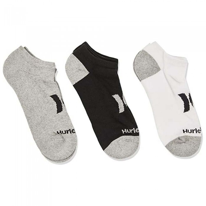 [해외]헐리 Icon Low Cut Socks 3 Pairs 14138692583 White / Multi
