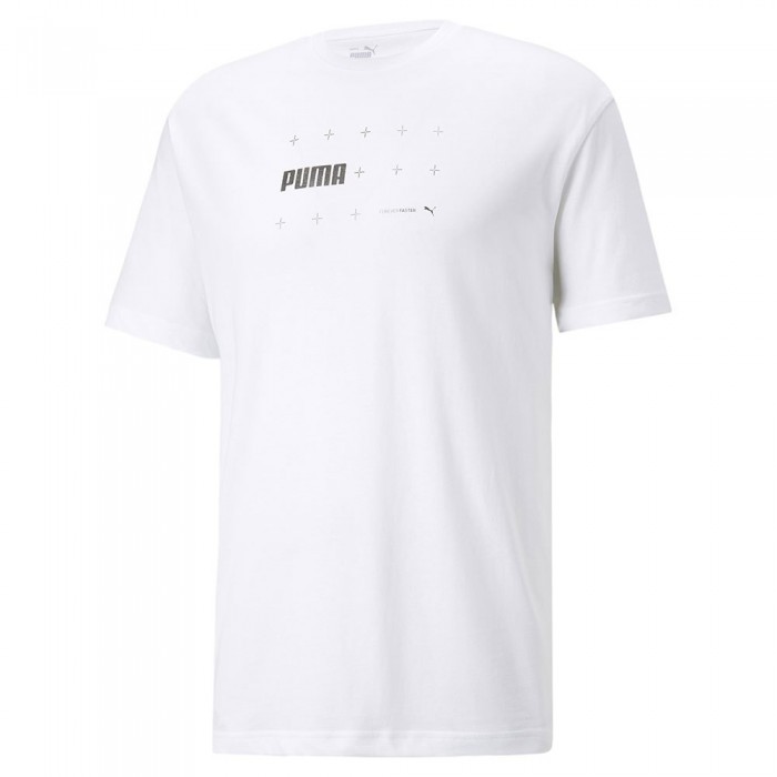 [해외]푸마 Foil Graphic T-Shirt 7139002936 Puma White