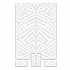 [해외]ALGIS 포크 가드 스티커 Texture 라인s 1139021145 White