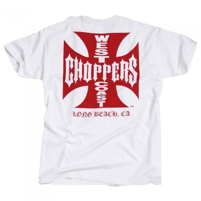 [해외]WEST COAST CHOPPERS OG Classic 반팔 티셔츠 9139013696 White / Red