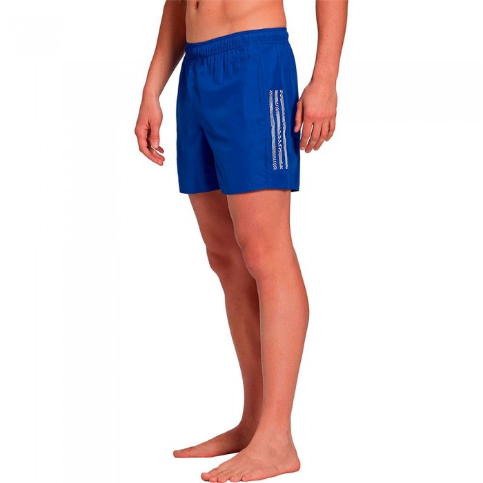 [해외]아디다스 Mid 3 Stripes Swimming Shorts 6138970534 Blue