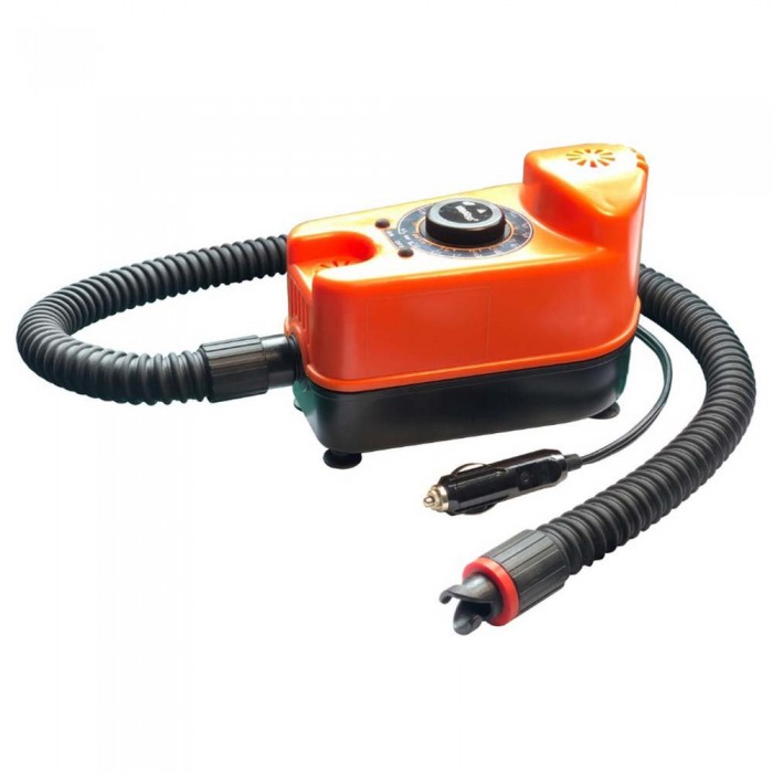 [해외]JBAY ZONE 휴대용 전기 공기 펌프 Automatic Bravo BP-12B 12V 14138814501 Orange/Black