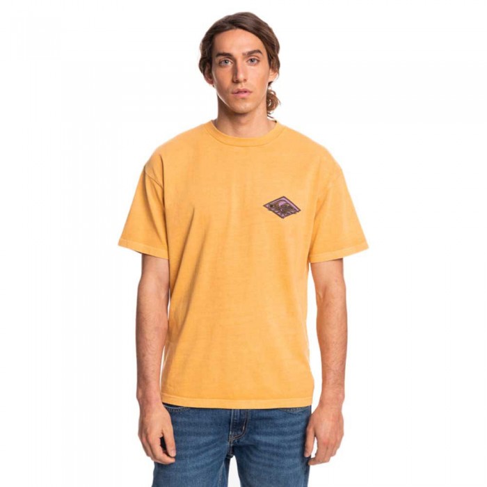 [해외]퀵실버 Turning Point Short Sleeve Round Neck T-Shirt Ochre / Solid