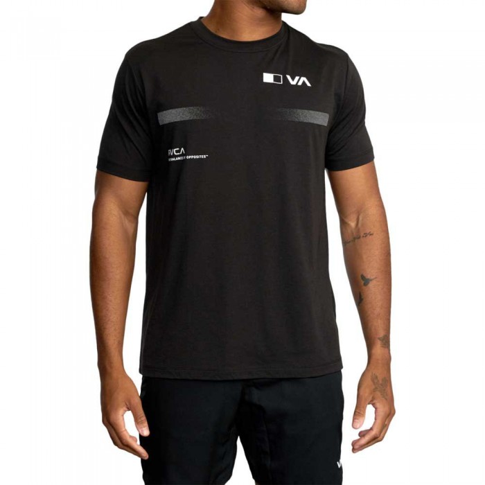 [해외]루카 Pix Bar Short Sleeve Round Neck T-Shirt Black