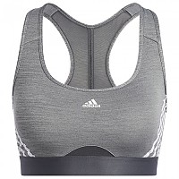 [해외]아디다스 스포츠 브라 파워 MS 3 Stripes 6138427920 Dark Grey Heather / White