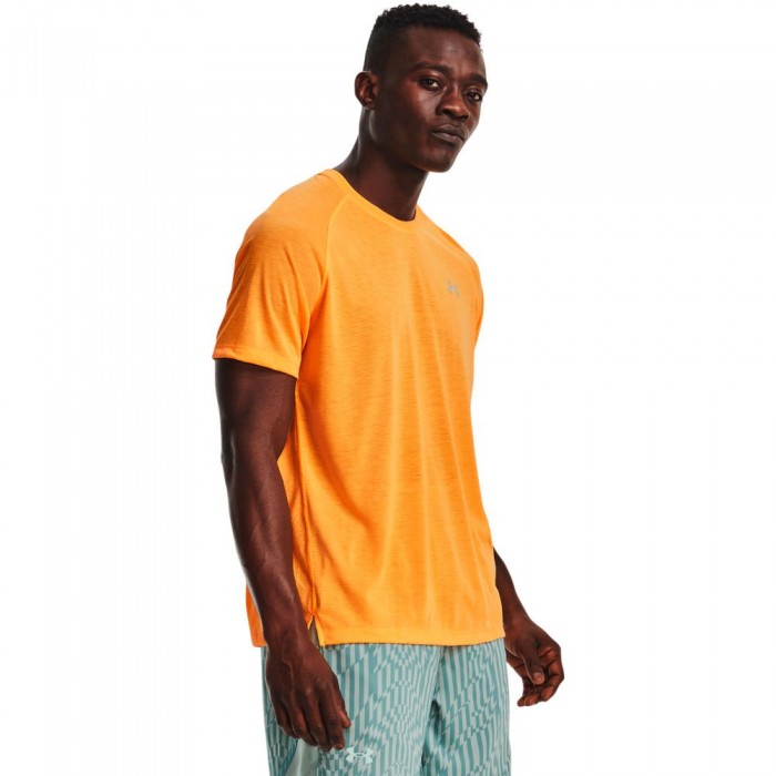 [해외]언더아머 Streaker Short Sleeve T-Shirt 6139073846 Orange Ice / Orange Ice / Reflective