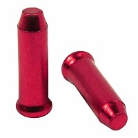 [해외]ELVEDES 알루미늄 브레이크/기어 케이블 엔드캡 Ø2.3 mm 10 단위 1138694378 Red