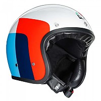 [해외]AGV OUTLET 오픈 페이스 헬멧 X70 Multi 9138357581 Vela White / Red / Blue