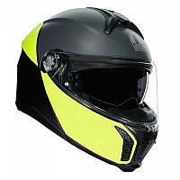 [해외]AGV Tourmodular Multi MPLK Modular Helmet 9138357562 Balance Matt Black / Fluo Yellow / Grey