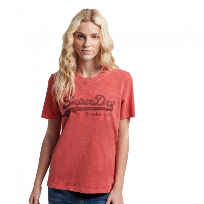 [해외]슈퍼드라이 Vintage 로고 Borough 티셔츠 139030099 Expedition Red